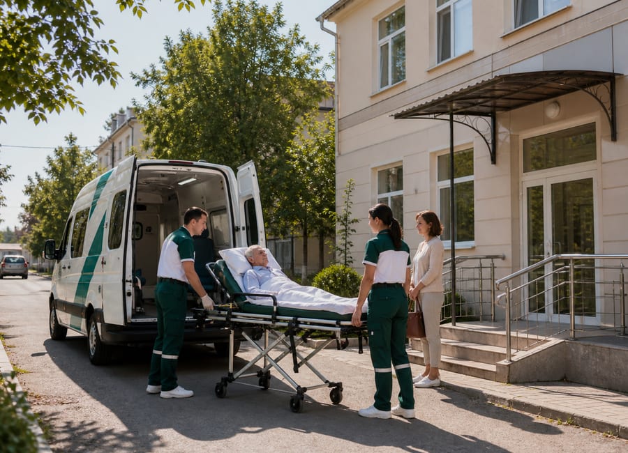 Санитарная перевозка пациентов МедТранс Юг: Перевозка пациентов в Курганинске